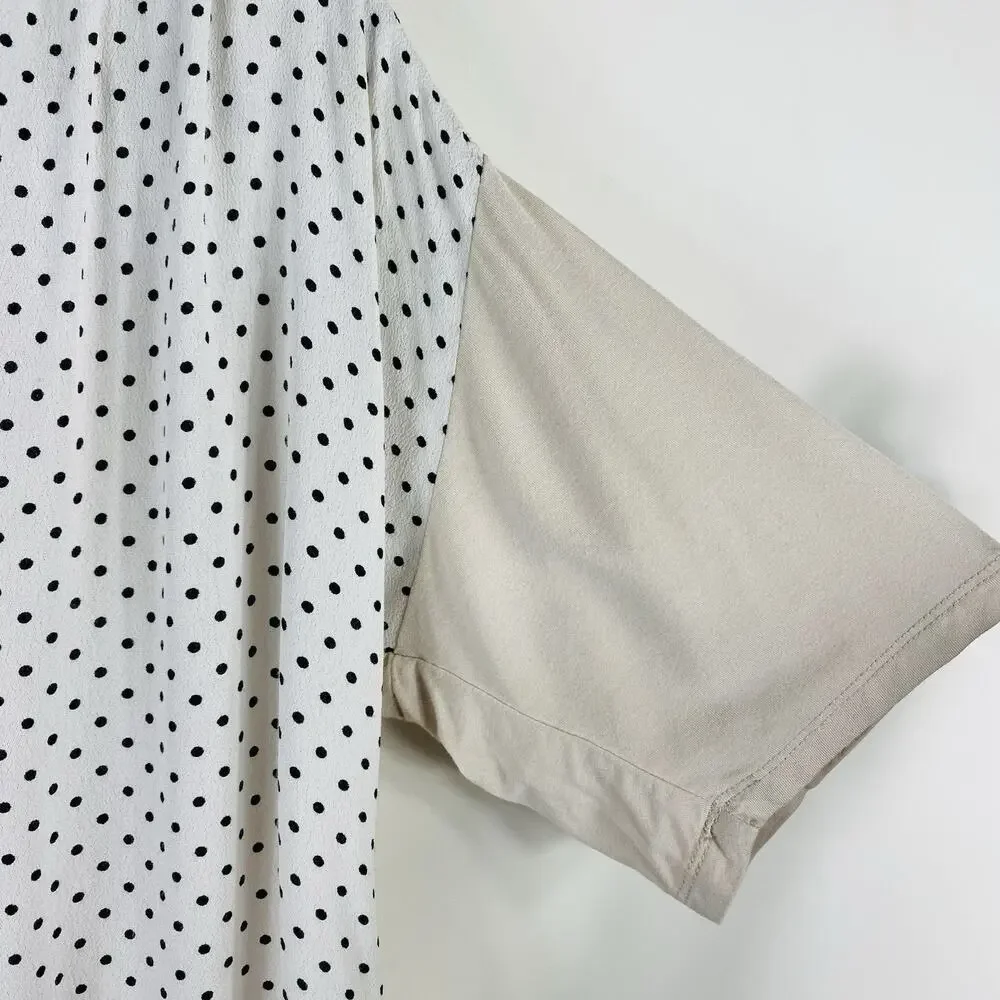 Porridge By Anthropologie Top Small Polka Dot Alexa Tunic - Picture 6 of 11